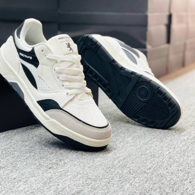 Premium Casual Sneakers RSL 0792– White & Black