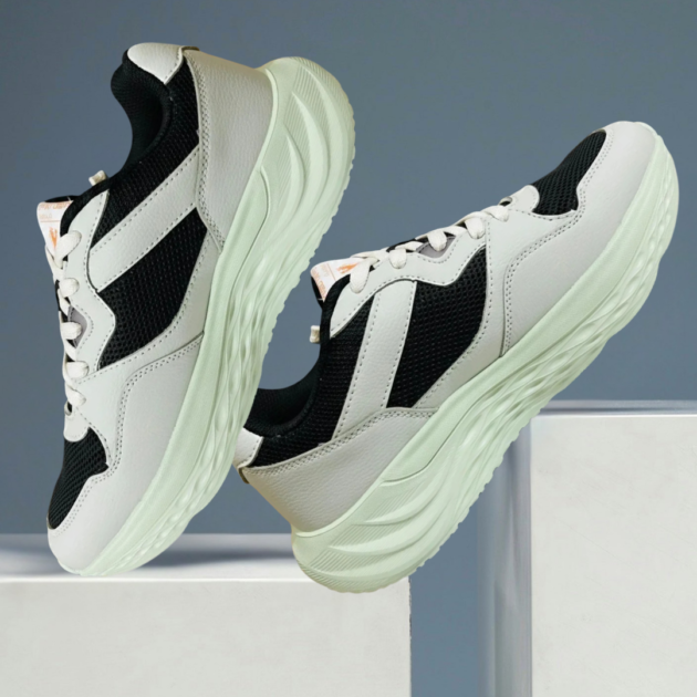 Premium RedTape Classic Sneakers – Black & White