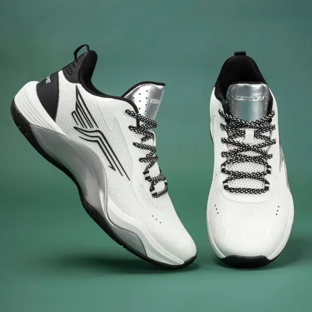 Men’s White & Black Performance Sneakers RSL 0971– Lightweight, Modern & Comfortable