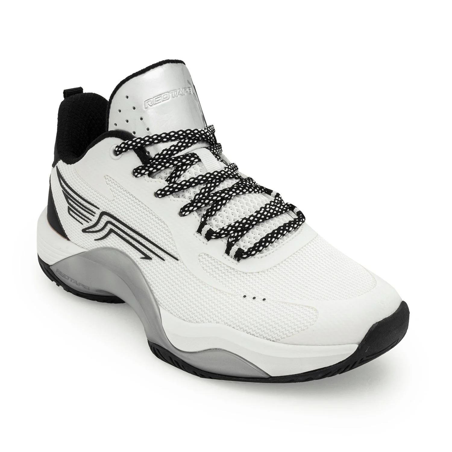 Men’s White & Black Performance Sneakers RSL 0971– Lightweight, Modern & Comfortable - Image 2