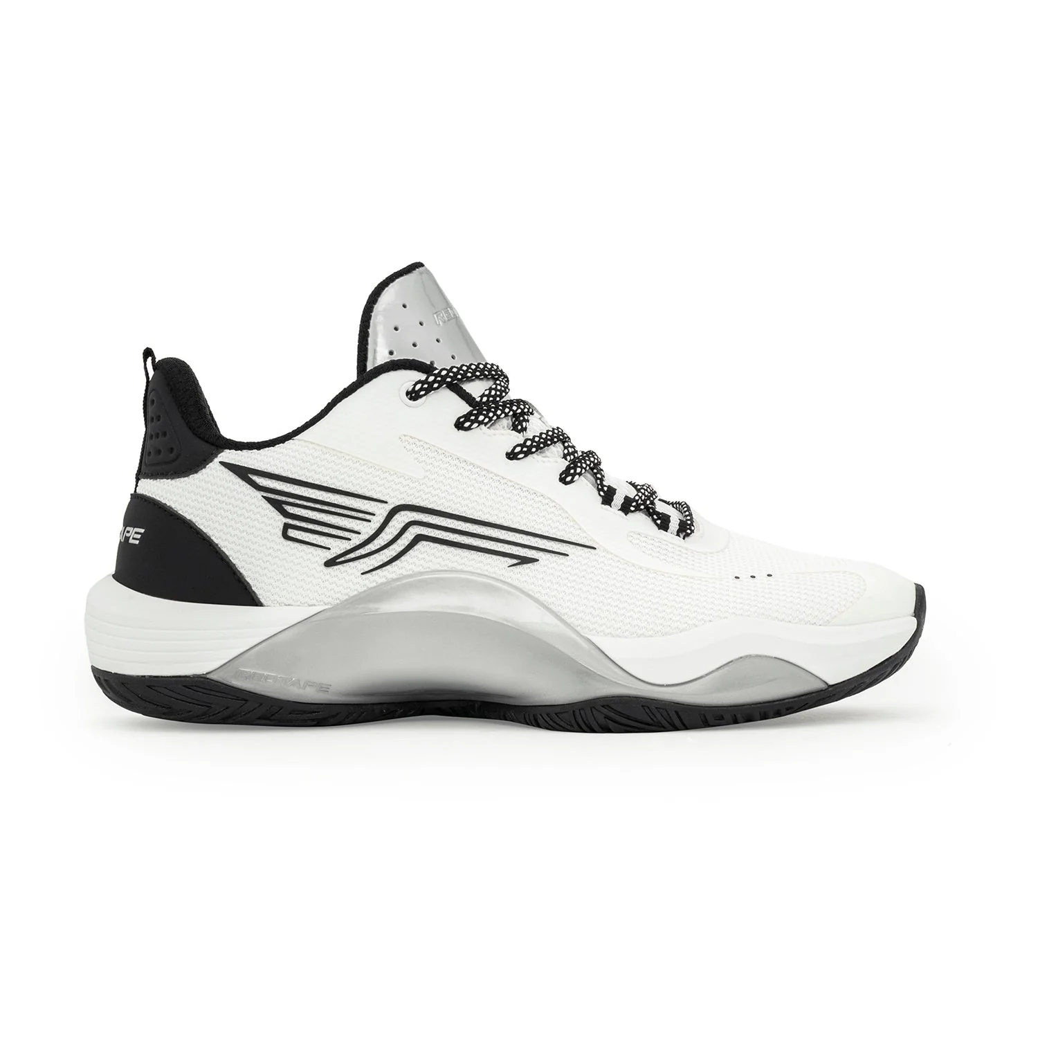 Men’s White & Black Performance Sneakers RSL 0971– Lightweight, Modern & Comfortable - Image 3