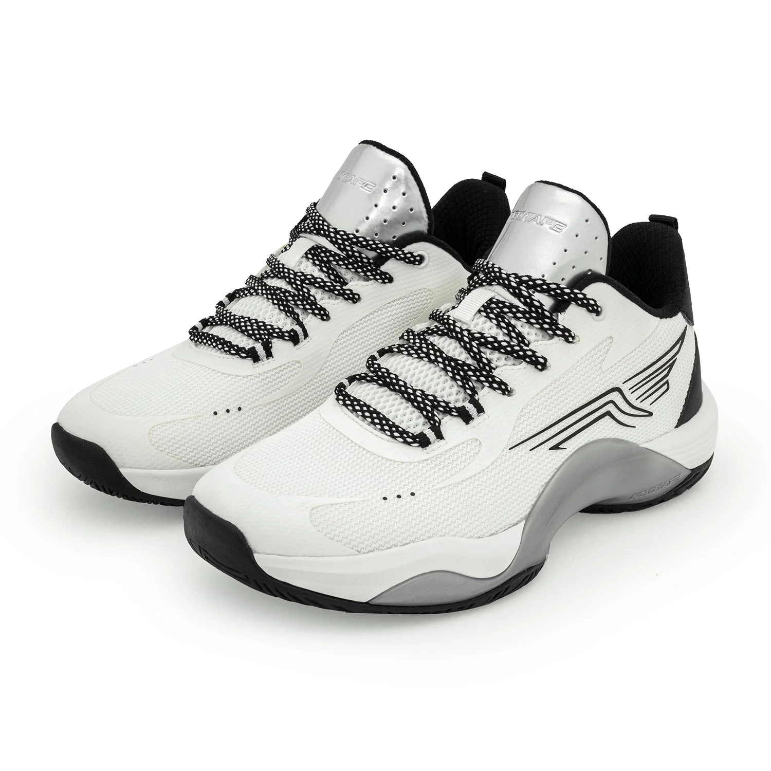 Men’s White & Black Performance Sneakers RSL 0971– Lightweight, Modern & Comfortable - Image 5