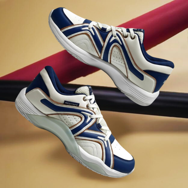 Blue & White Performance Sneaker – Bold Style, Superior Comfort (RSL 1405)