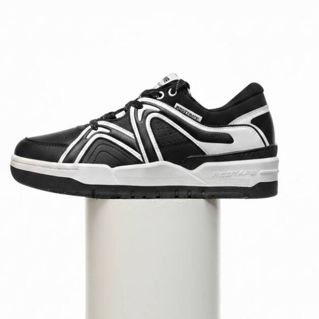 Men’s Classic Black & White Casual SneakersRSL1407