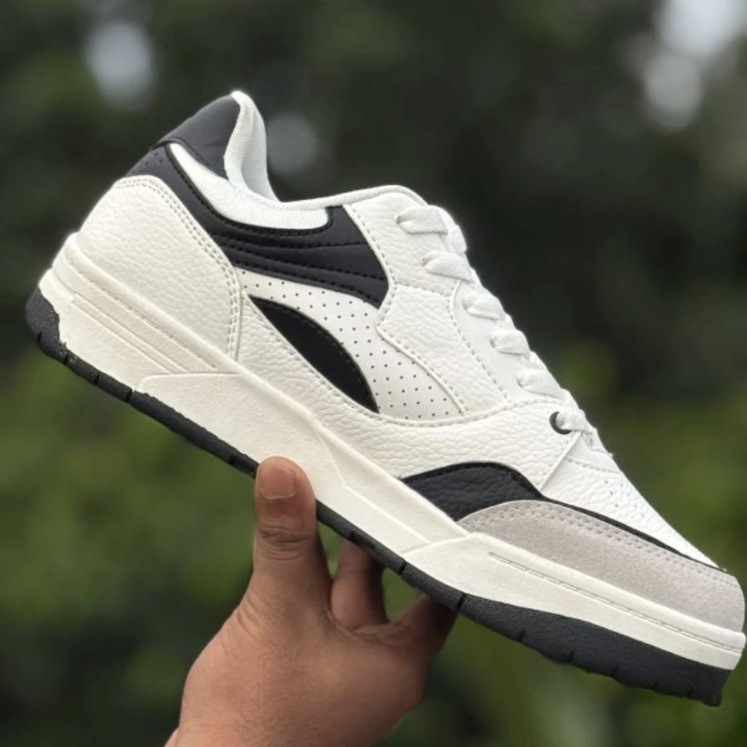 Redtape Classic Premium Sneakers For Men Black/White Edition - Image 3