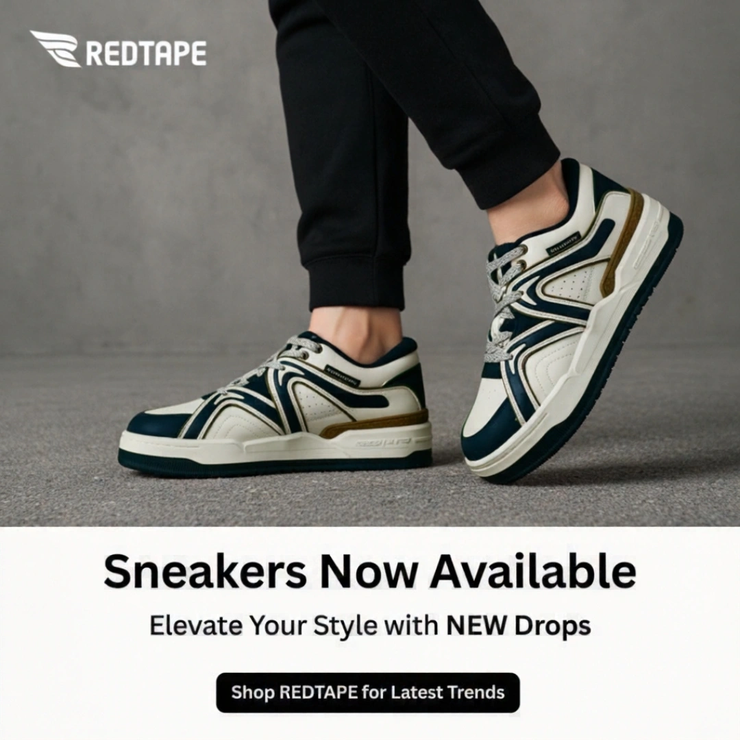 Red Tape Men’s Basketball-Style Shoes for Bold Streetwear Looks (RSL1405) - Image 5