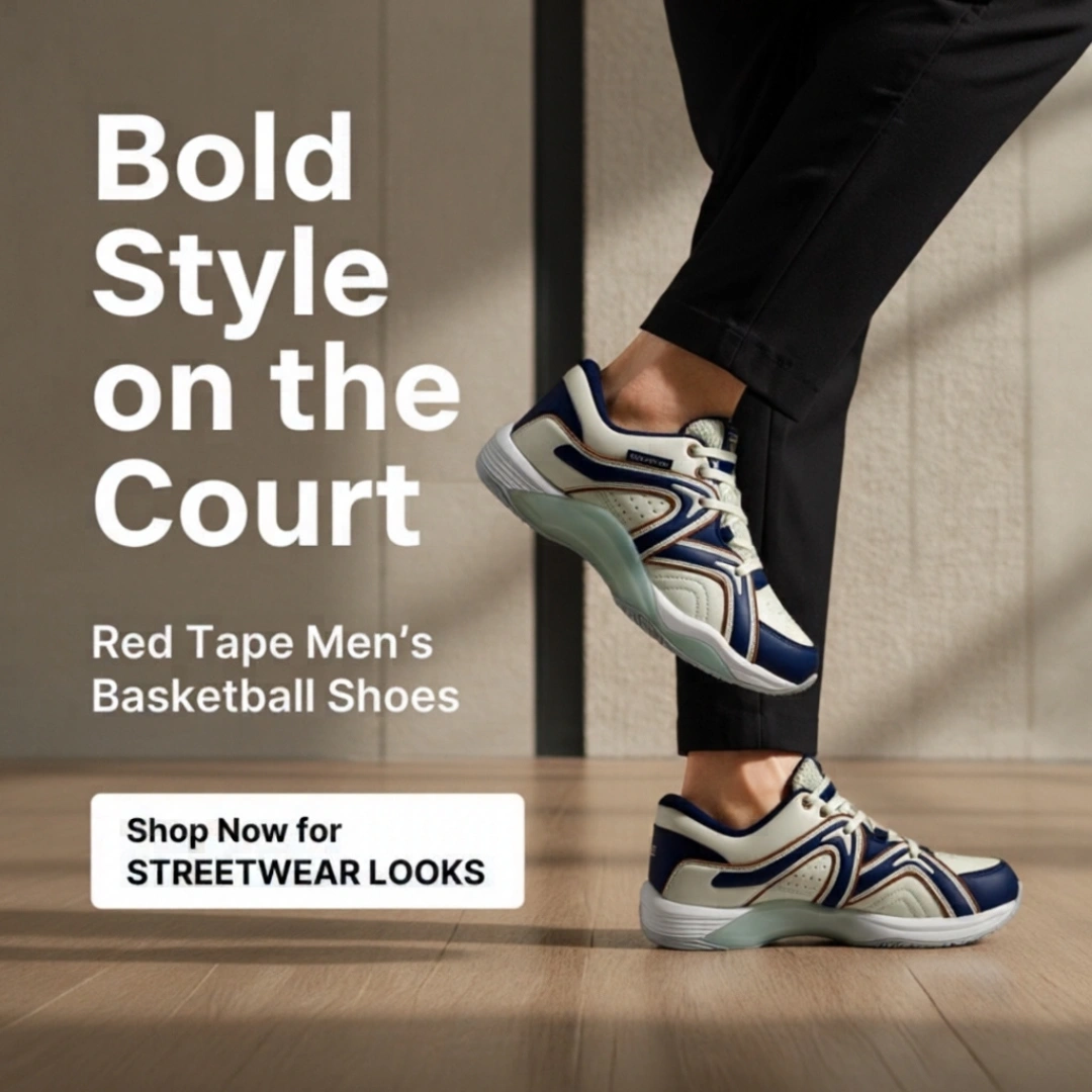 Red Tape Men’s Basketball-Style Shoes for Bold Streetwear Looks (RSL1405) - Image 8