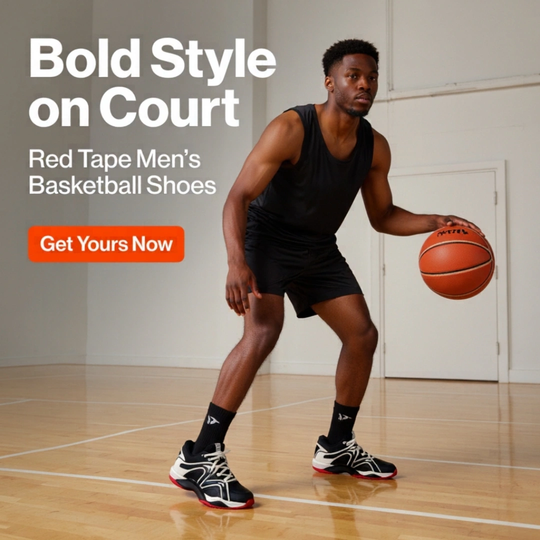 Red Tape Men’s Basketball-Style Shoes for Bold Streetwear Looks (RSL1407) - Image 3