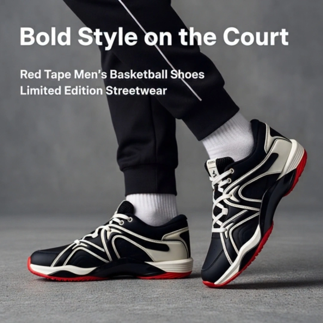 Red Tape Men’s Basketball-Style Shoes for Bold Streetwear Looks (RSL1407) - Image 4