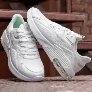Redtape Air+ Suspension Sneakers for Men | White Edition
