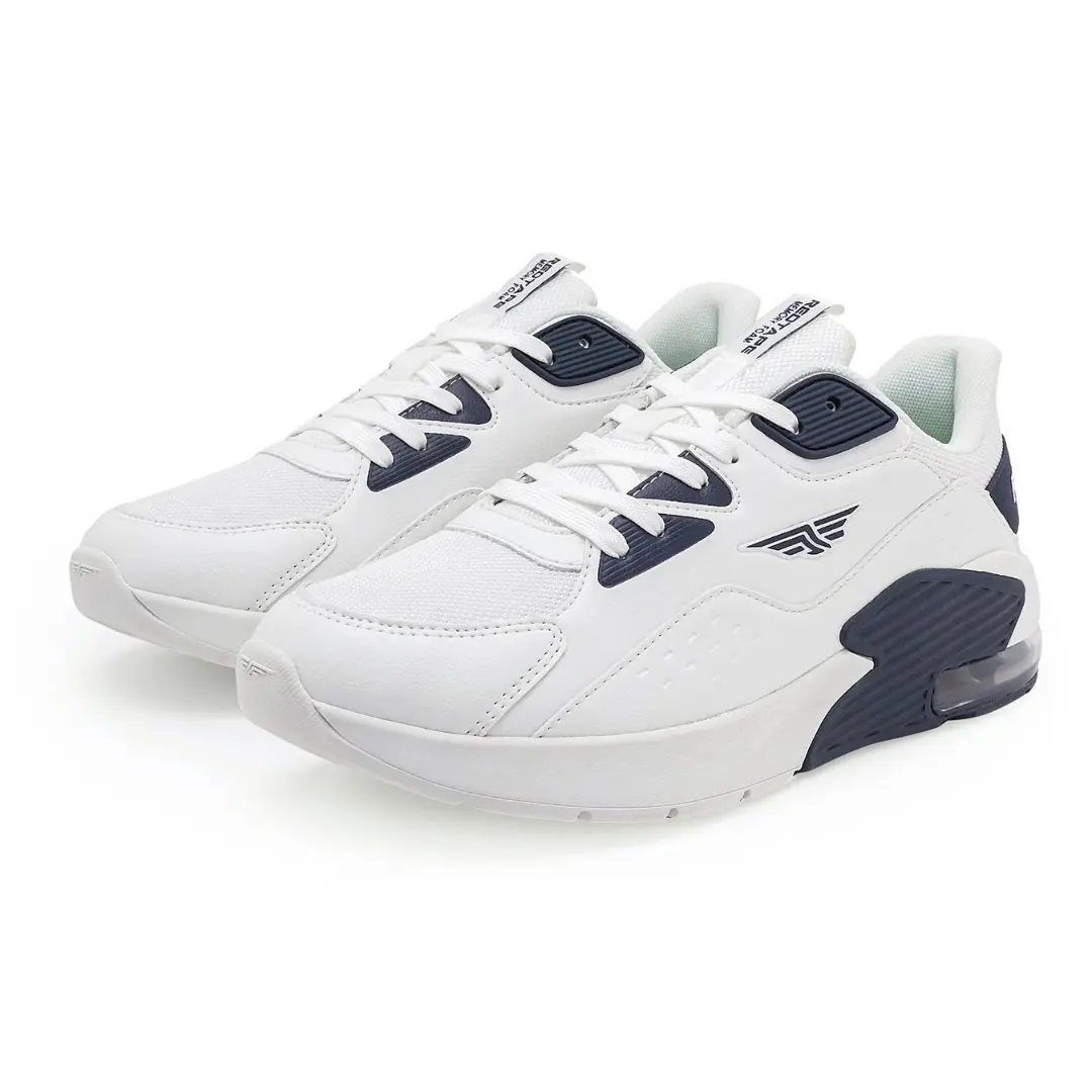 Redtape Air+ Suspension Sneakers for Men | White-Navy Edition - Image 6