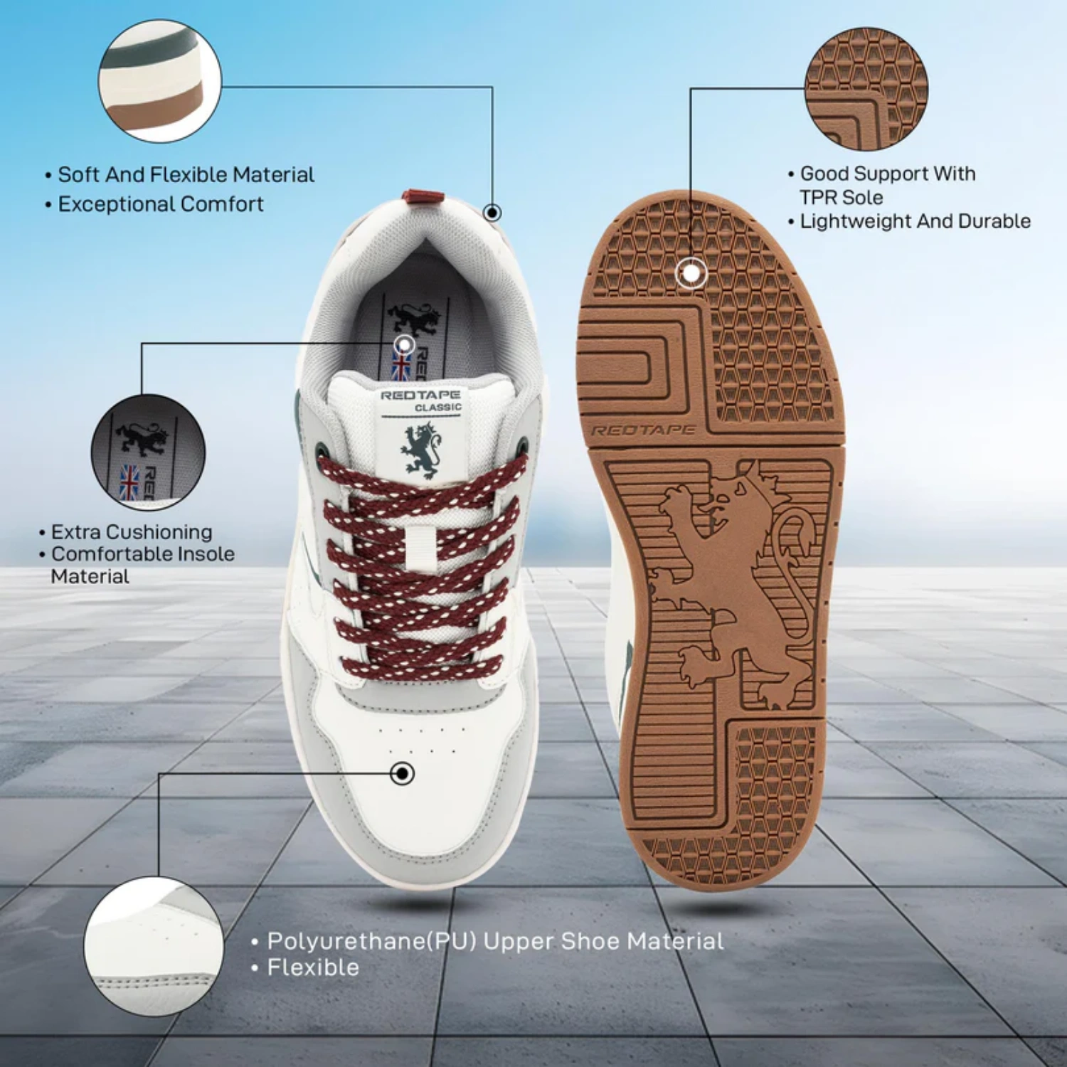 Red Tape Original Export Quality Trendy Sneaker (RSL0894A) - Image 7