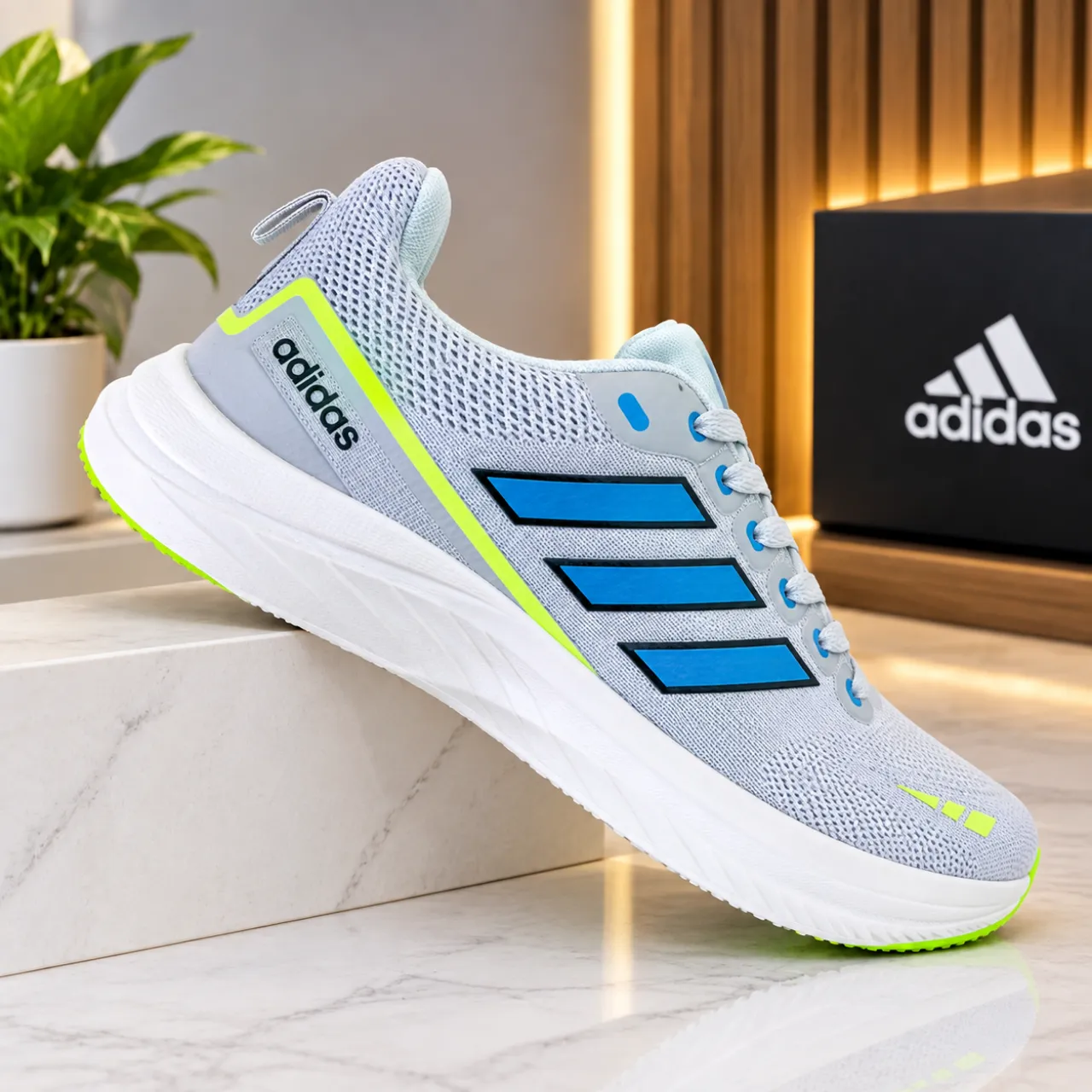 Premium Adidas Style Running Shoes – Lightweight & Comfortable Sports Sneakers - Image 2