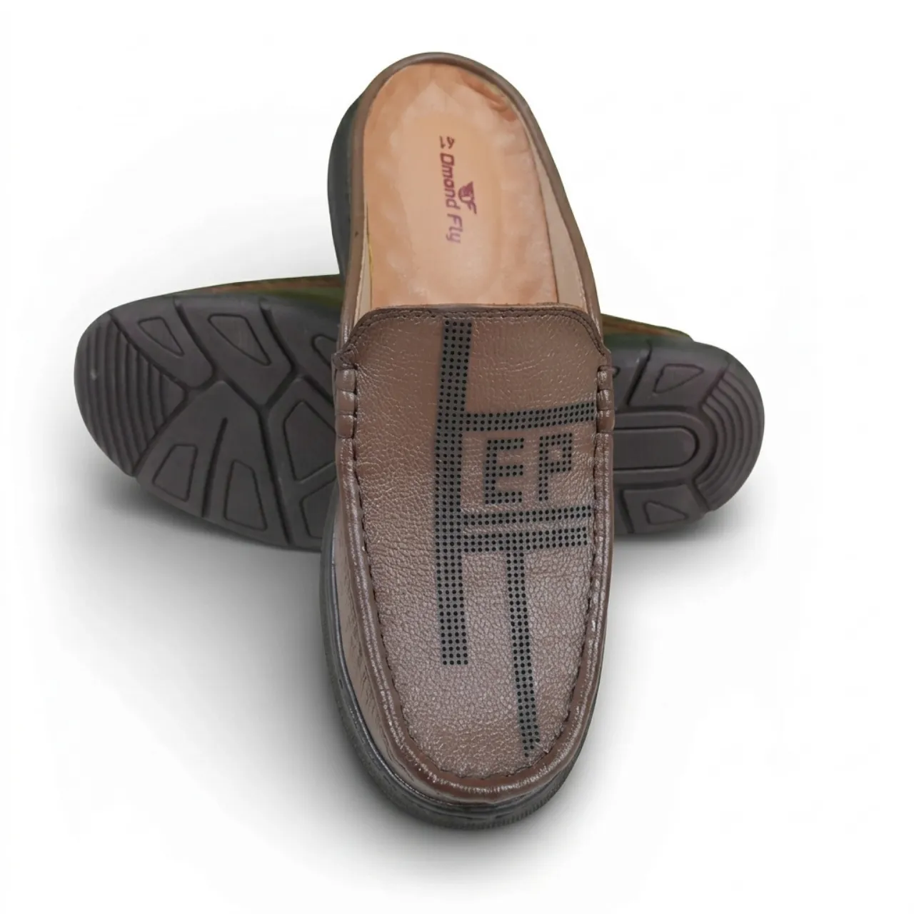 Premium Men's Half Casual Shoe - (Chocolate) - Image 4
